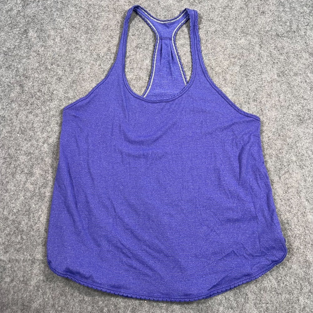 Lululemon Athletica Heathered Bruised Berry 105 F Singlet Tank Top‎ Women Size 4